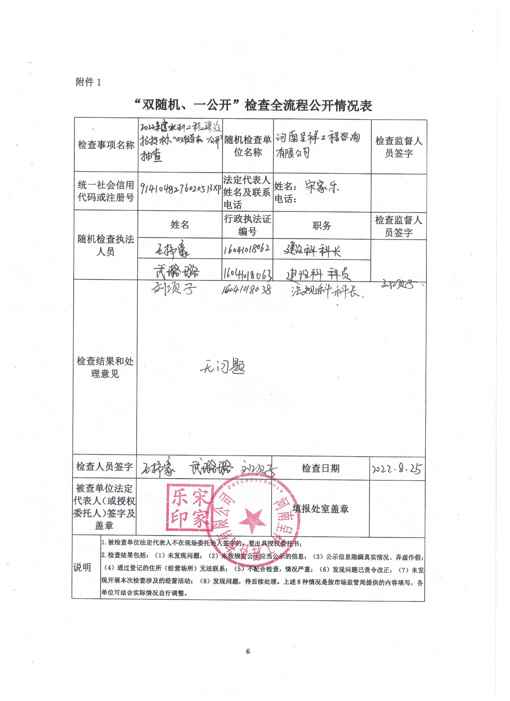 汝州市水利局對河南呈祥工程咨詢有限公司水利工程建設(shè)招投標(biāo)的行政檢查.jpg